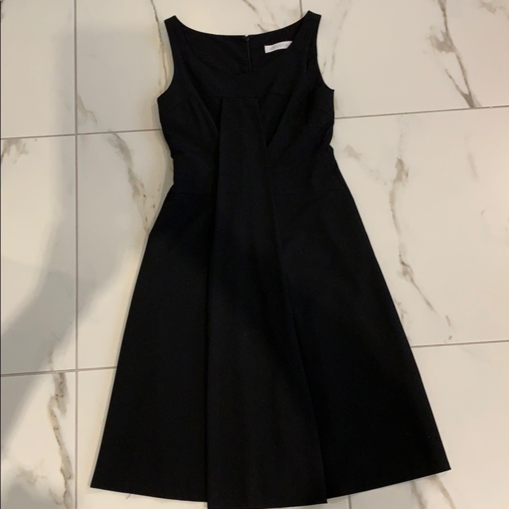 Chaiken size 0 black midi dress